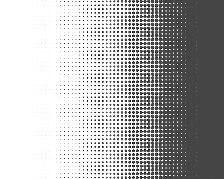 Vector gratuito diseño de fondo de textura de medio tono negro y blanco abstracto