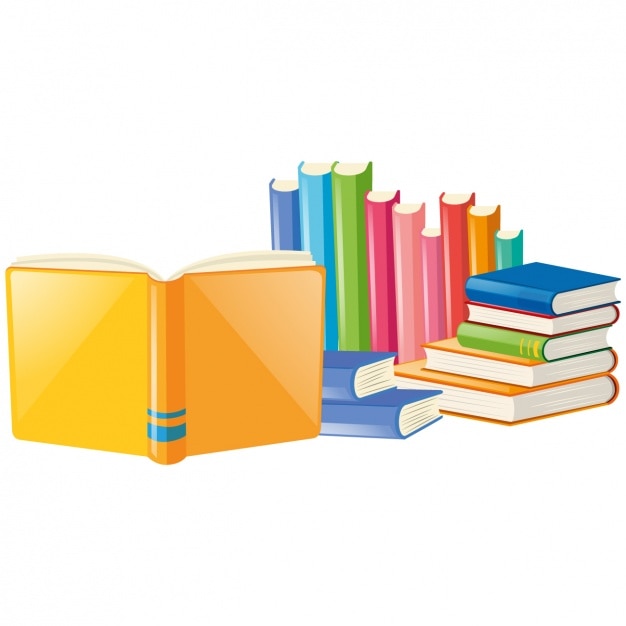 Vector gratuito diseño de libros a color