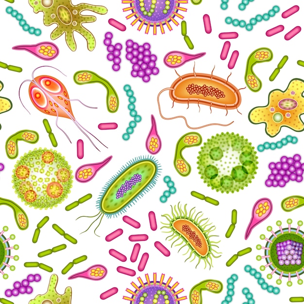 Vector gratuito diseño de patrón de células