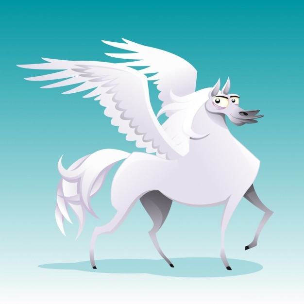 Vector gratuito diseño de pegaso