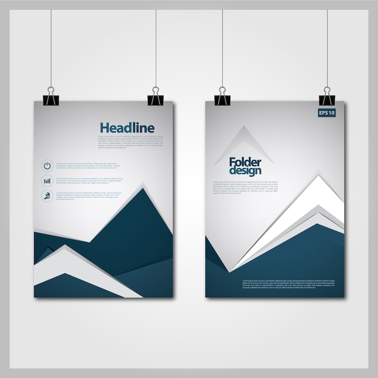 Vector gratuito diseño de la plantilla del folleto