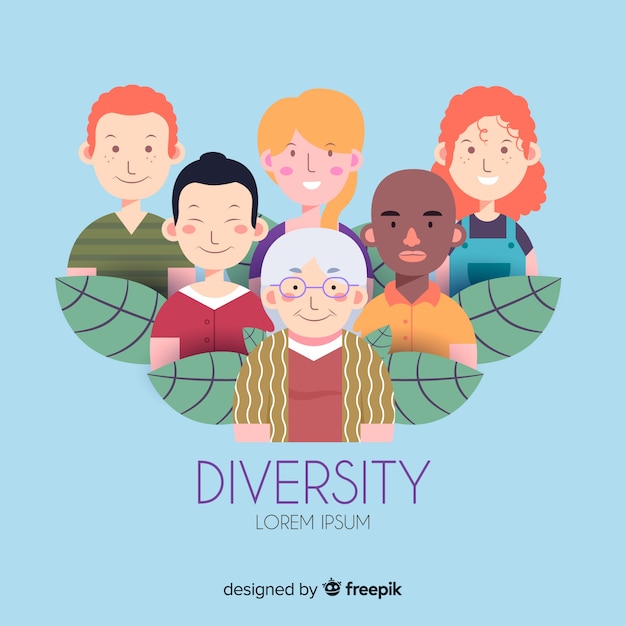 Vector gratuito diversidad cultural