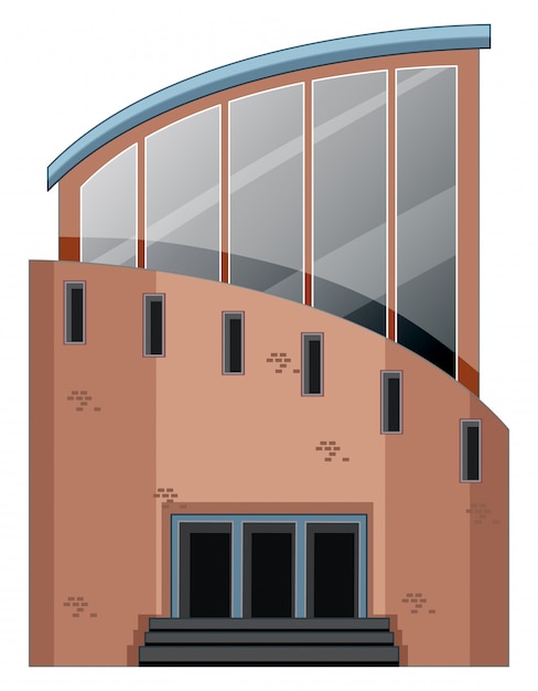 Vector gratuito edificio de ciencias
