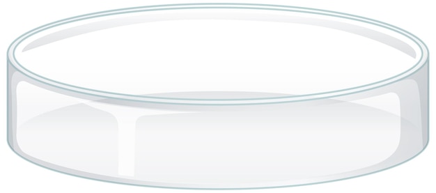 Vector gratuito envase de vidrio transparente simple