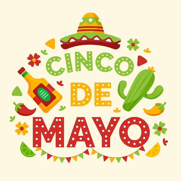 Vector gratuito evento del cinco de mayo