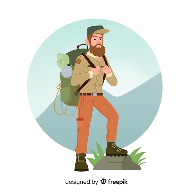 Vector gratuito explorador
