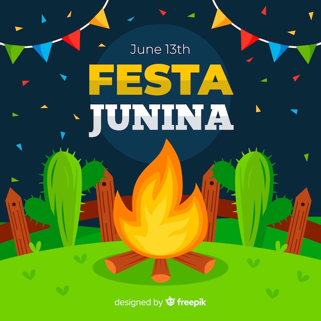 Vector gratuito festa junina