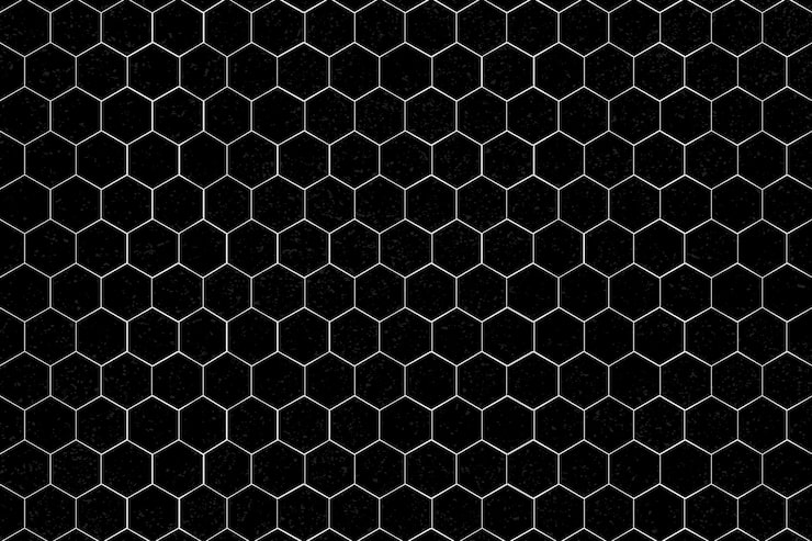 Vector gratuito fondo blanco con patrón hexagonal
