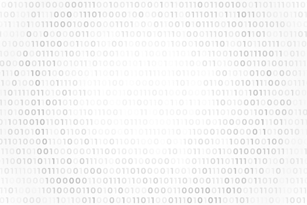 Vector gratuito fondo de concepto de algoritmo de código binario para el aprendizaje virtual