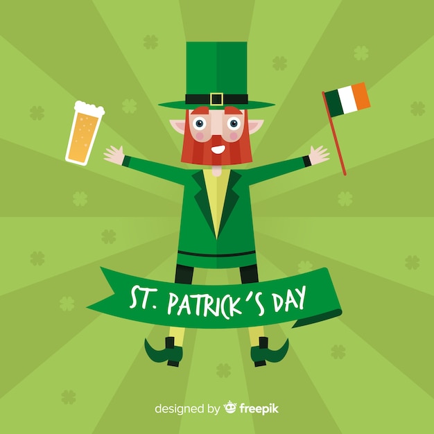 Vector gratuito fondo del día de san patricio