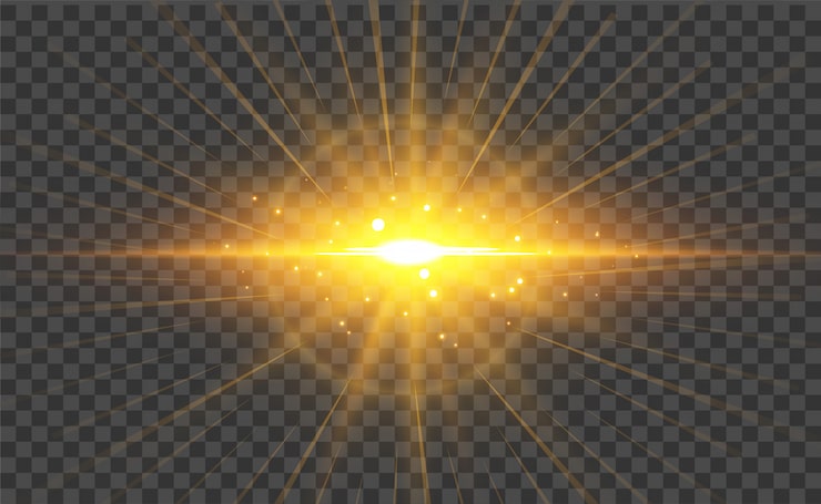 Vector gratuito fondo de efecto de destello de luz transparente