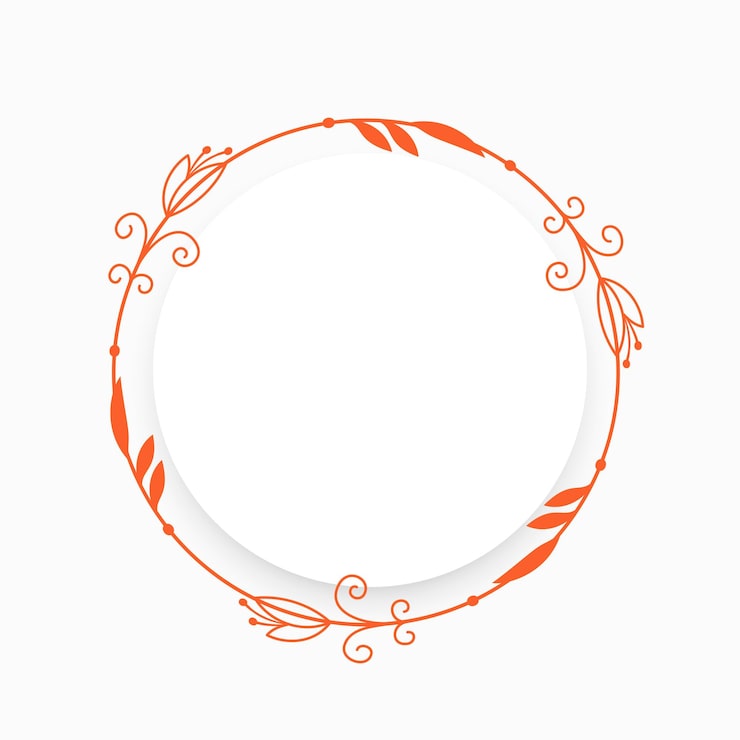 Vector gratuito fondo elegante de marco circular en espiral en arte lineal