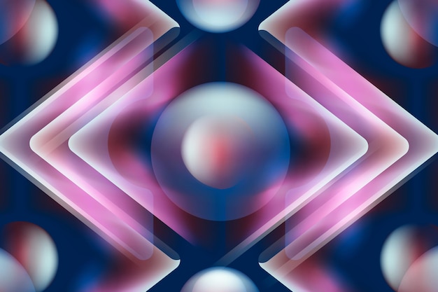 Vector gratuito fondo de formas superpuestas