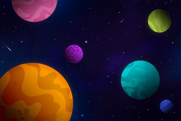 Vector gratuito el fondo de la galaxia en gradiente