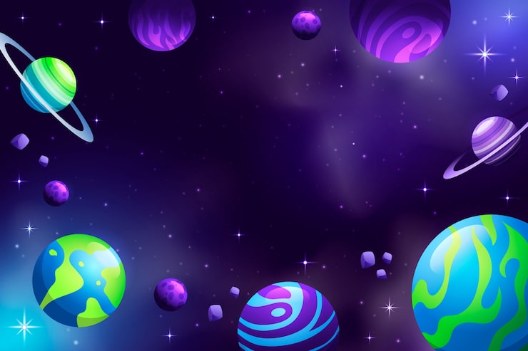 Vector gratuito el fondo de la galaxia en gradiente