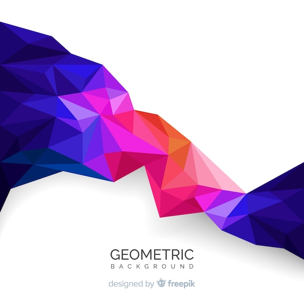 Vector gratuito fondo geométrico