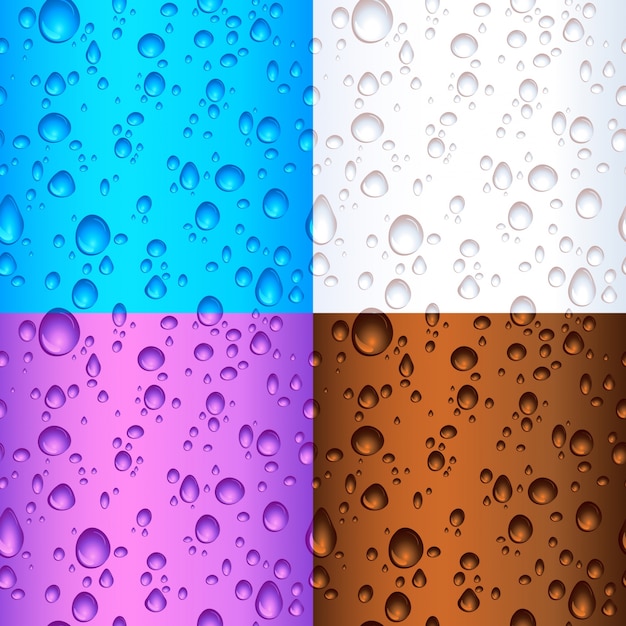 Vector gratuito fondo de gotas de agua