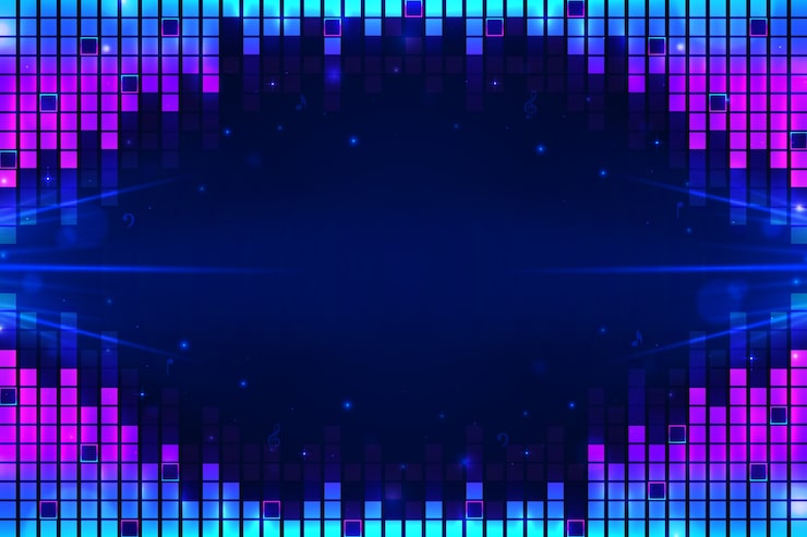 Vector gratuito fondo de karaoke con gradiente