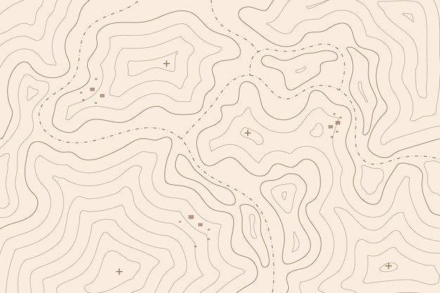 Vector gratuito fondo de mapa topográfico