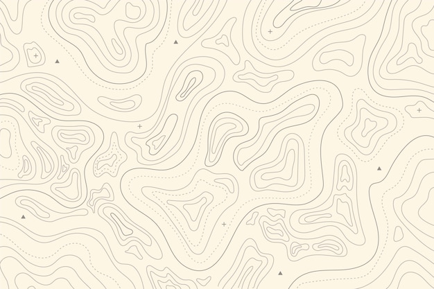 Vector gratuito fondo de mapa topográfico