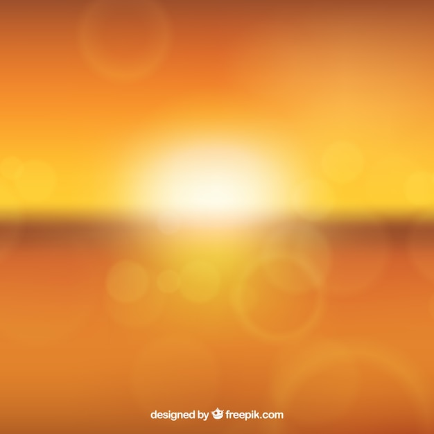 Vector gratuito fondo naranja con efecto borroso