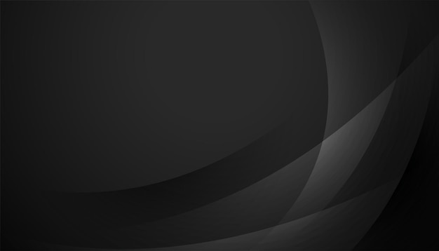 Vector gratuito fondo negro oscuro abstracto y moderno para presentación.