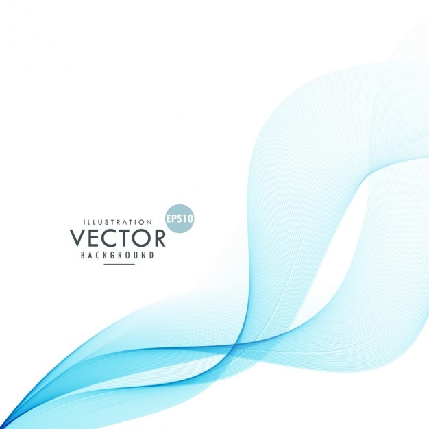 Vector gratuito fondo con una onda azul