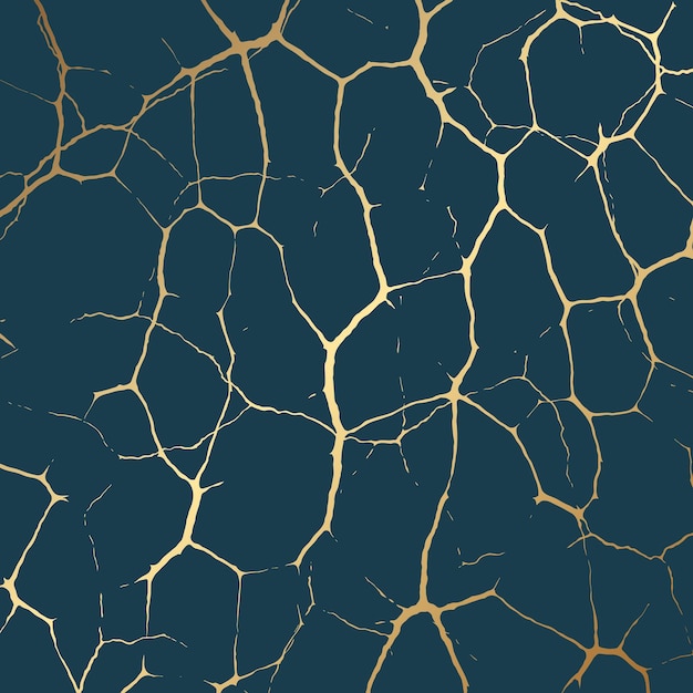 Vector gratuito fondo de patrón de kintsugi japonés