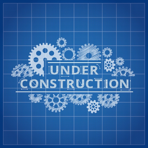 Vector gratuito fondo de plano de construcción