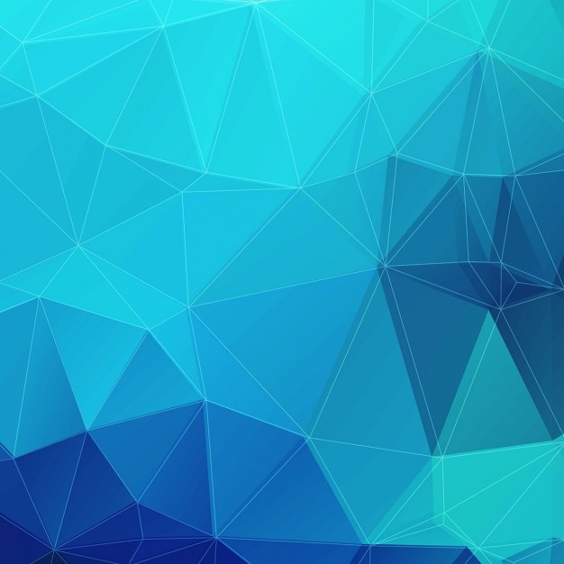 Vector gratuito fondo polígono azul