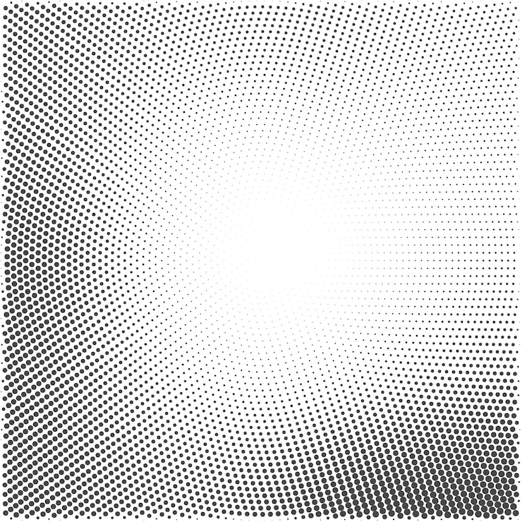 Vector gratuito fondo de textura de patrón de medio tono grunge en blanco y negro