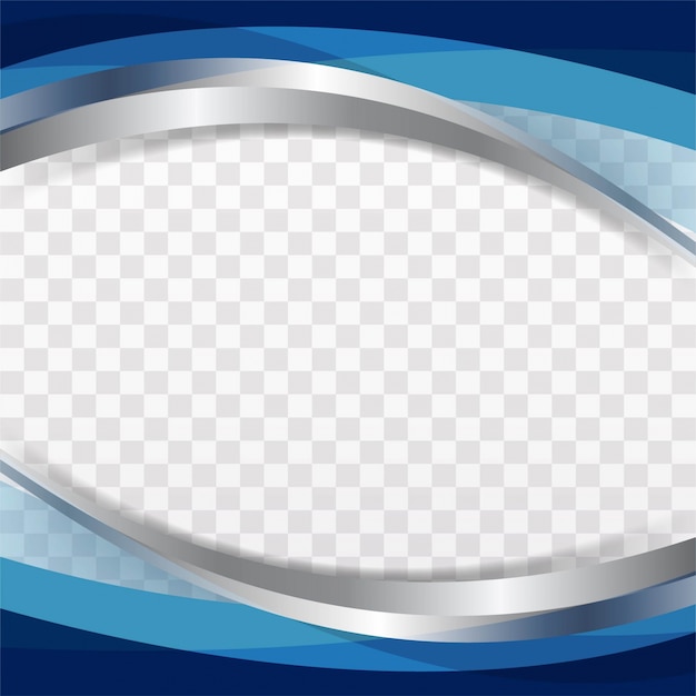 Vector gratuito formas onduladas azules sobre fondo transparente