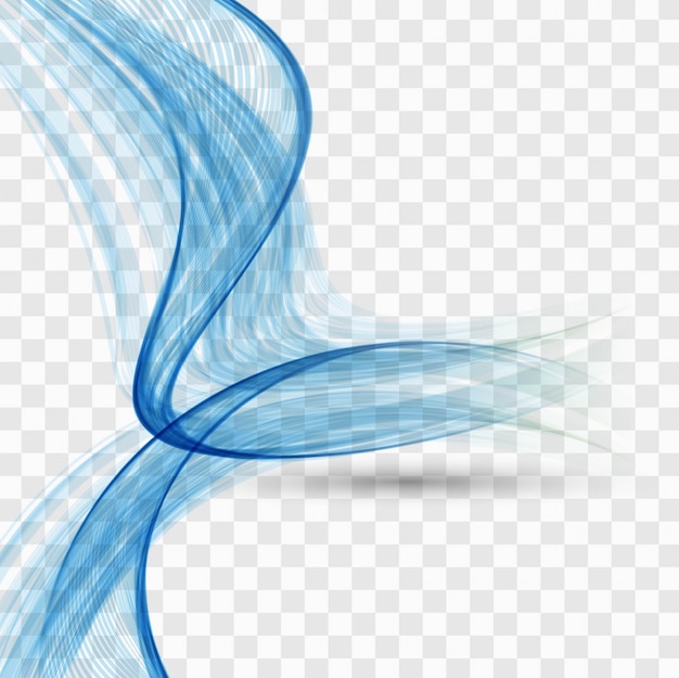 Vector gratuito formas onduladas azules
