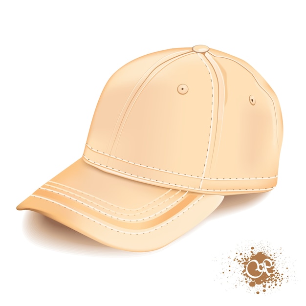 Vector gratuito gorra realista