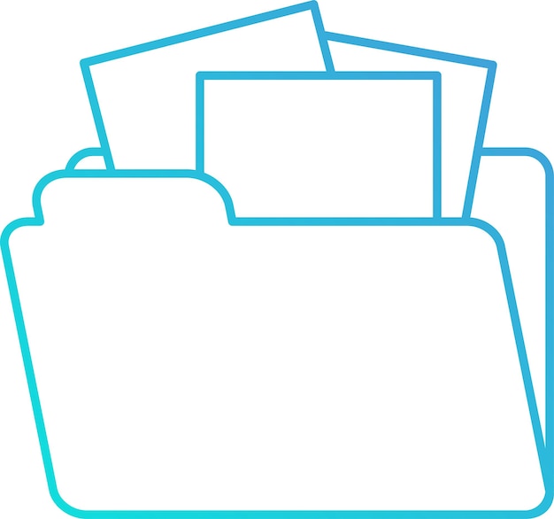 Vector gratuito el icono de la carpeta