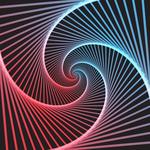 Vector gratuito ilusión óptica abstracta