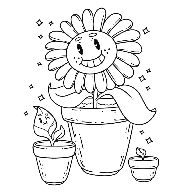 Vector gratuito ilustración de dibujos animados retro dibujados a mano