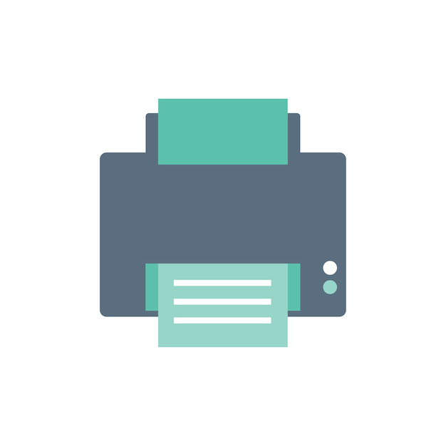 Vector gratuito ilustración de la impresora