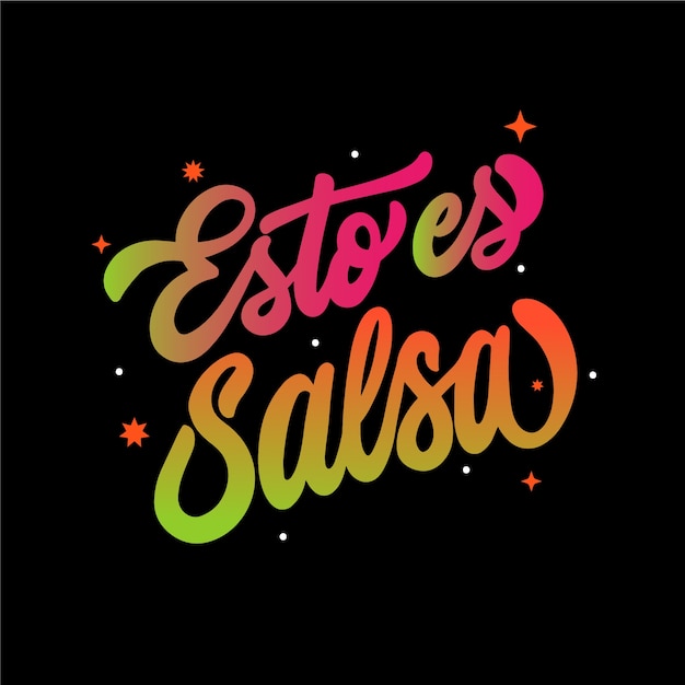 Vector gratuito ilustración de texto de cumbia dibujada a mano