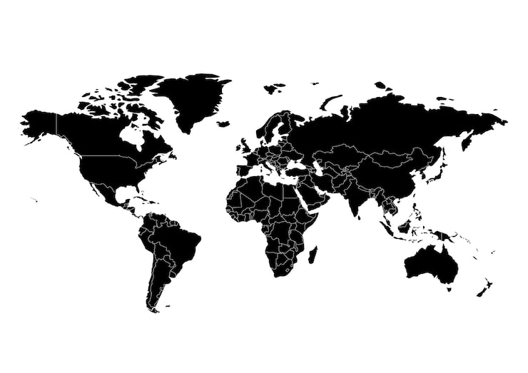 Vector gratuito mapa del mundo