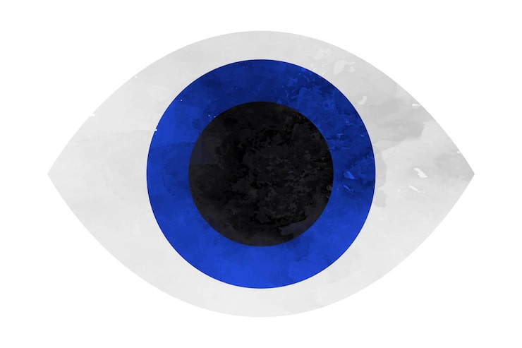 Vector gratuito ojo de acuarela