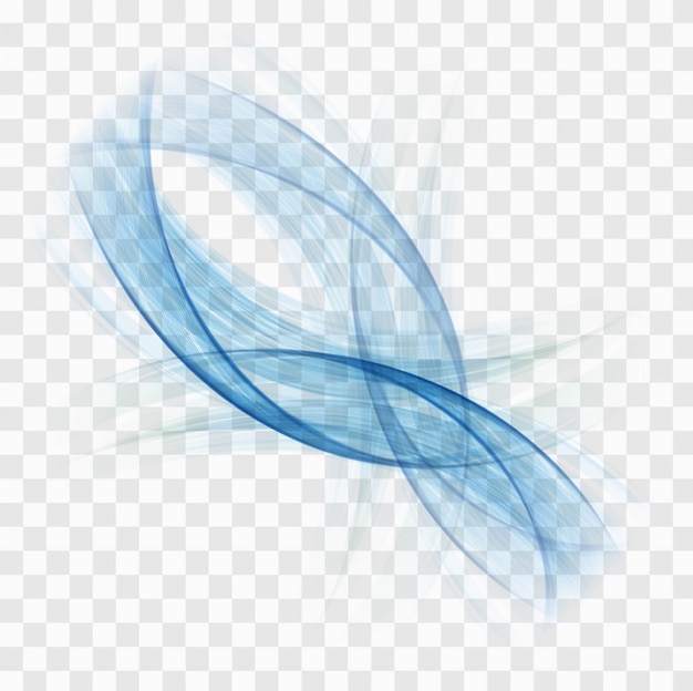 Vector gratuito ola azul abstracta