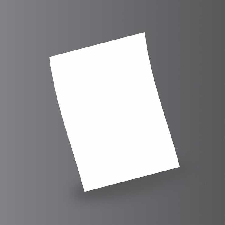 Vector gratuito papel vacío