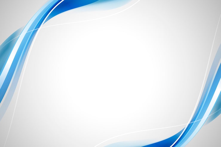 Vector gratuito plantilla de marco de curva azul