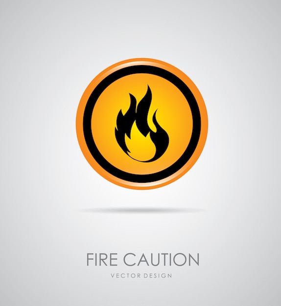 Vector gratuito señal de fuego