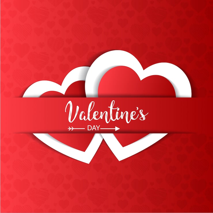 Vector gratuito tarjeta de san valentín