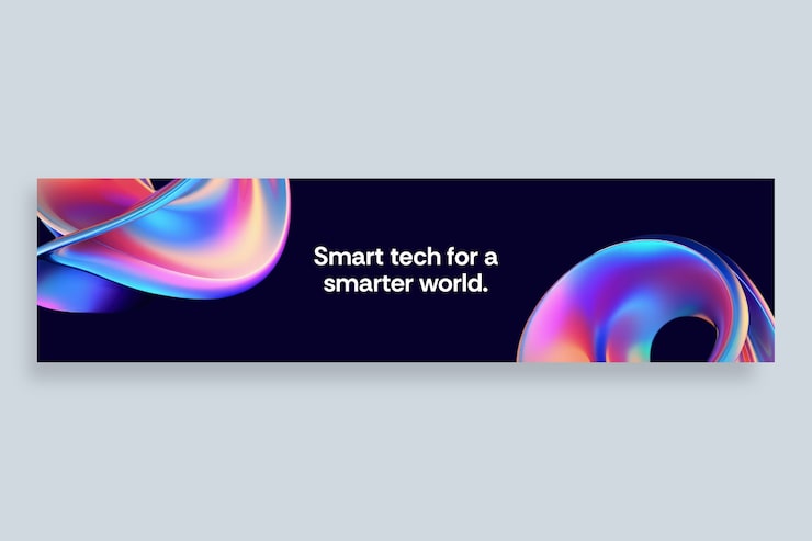 Vector gratuito tecnología vinculada a la plantilla de banner