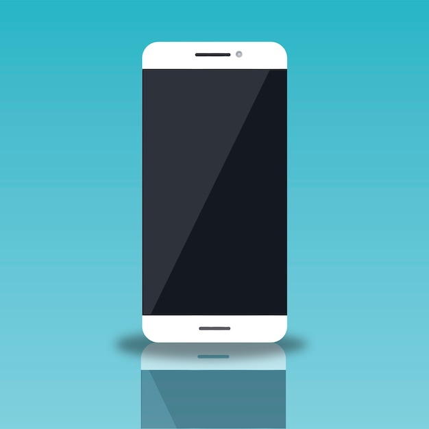 Vector gratuito teléfono móvil celular