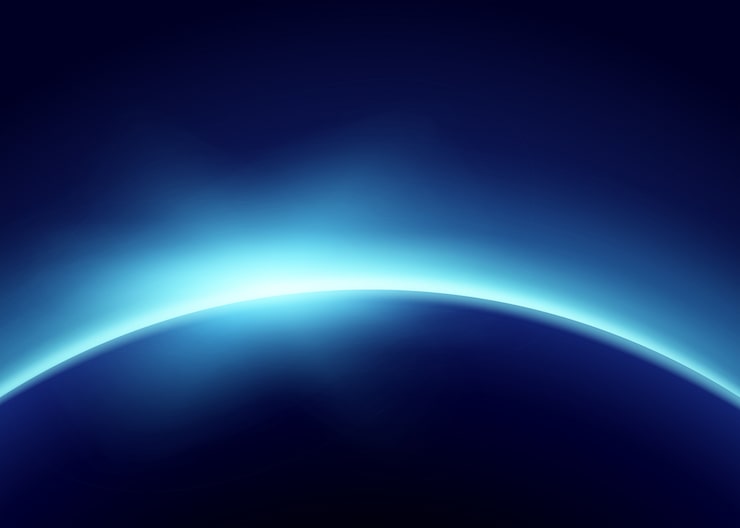 Vector gratuito tierra con luz azul