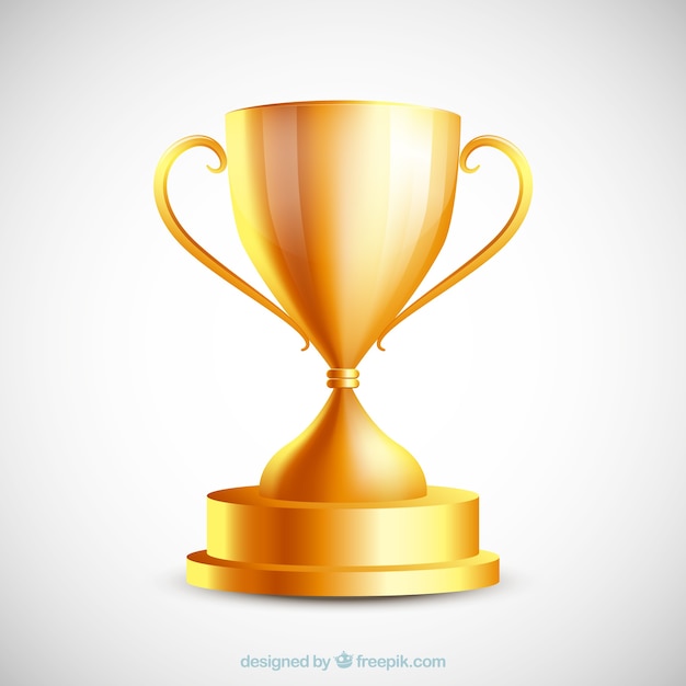 Vector gratuito el trofeo de oro